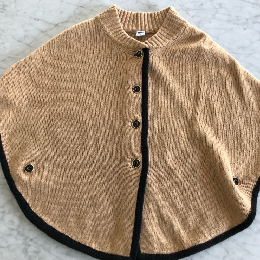 Adorable Janie and Jack brown cape.